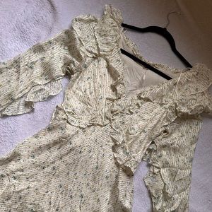 New Free People Short Flowy Flower Printed Sundress